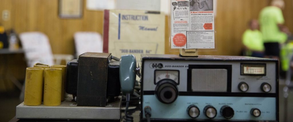 Radio used at the very first SARA Field Day circa 1977 courtesy of Bob WD8NKD