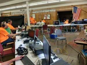 operators at SARA field day